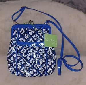 NWT Vera Bradley Sugar & Spice Crossbody Hipster HTF Retired Blue Lagoon $42